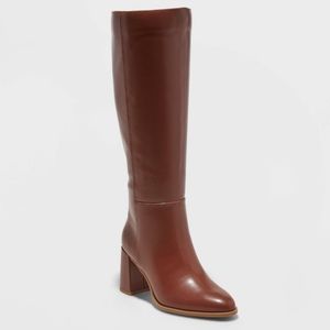 Womens Eve Tall Dress Boots - A new Day brown